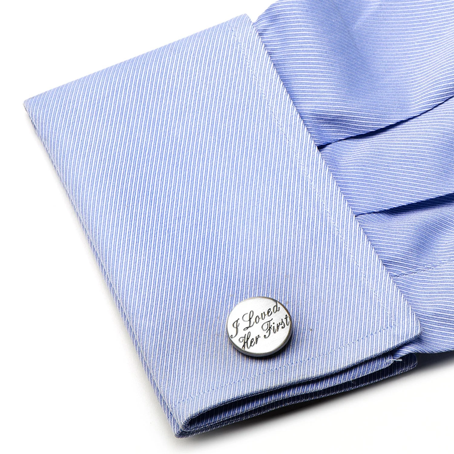 Wedding Series I Loved Her First Cufflinks - Image 3