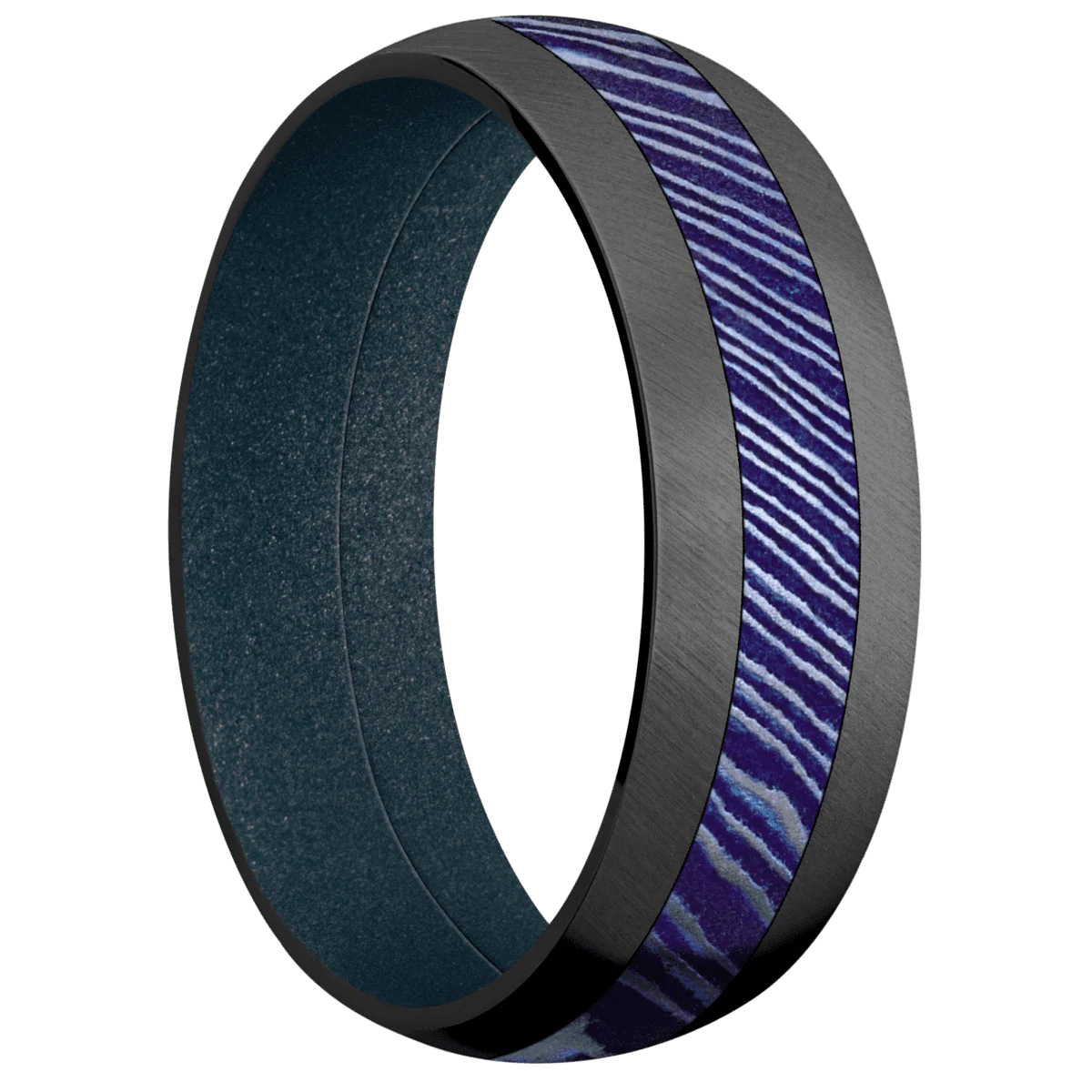 Zirconium + Anglesatin Finish + Blue Titanium