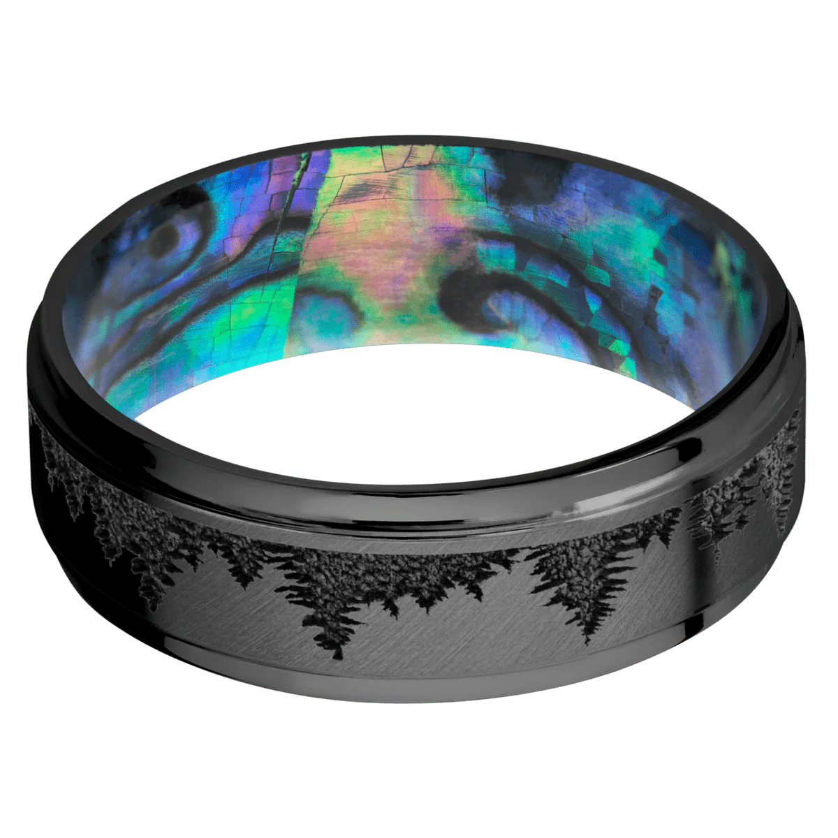 Zirconium + Anglesatin , Polish Finish + Abalone - Image 3