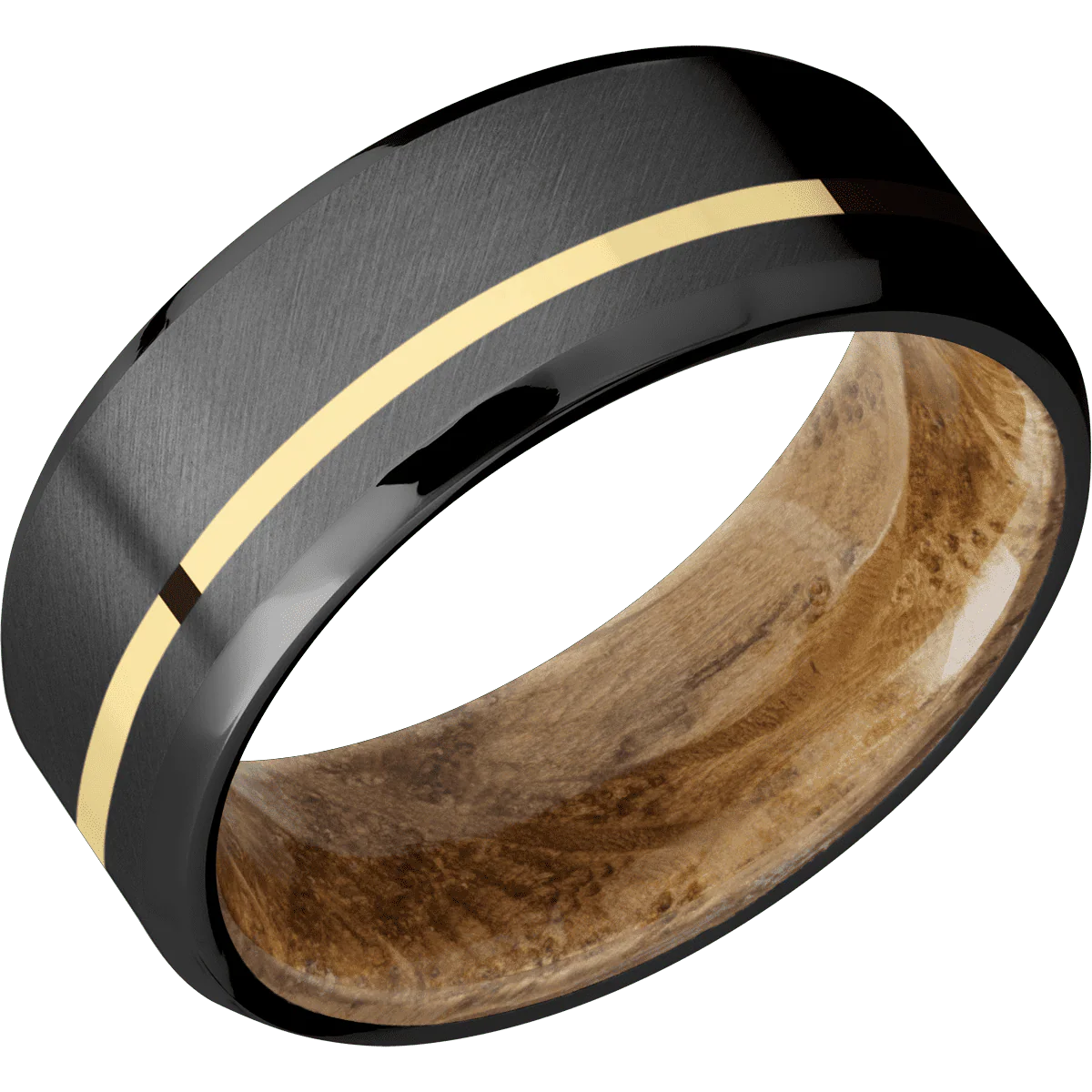 Zirconium + Anglesatin , Polish Finish + Whiskey Barrel - Image 2