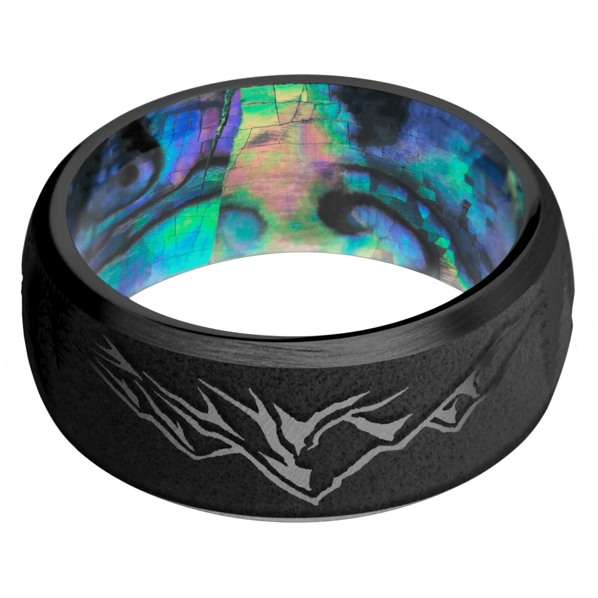 Zirconium + Anglesatin , Satin Finish + Abalone - Image 3