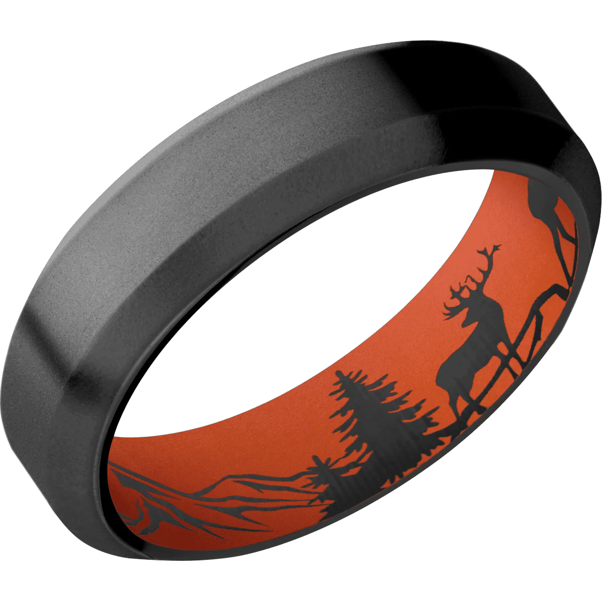 Zirconium + Bead , Bead Finish + Hunter Orange - Image 2