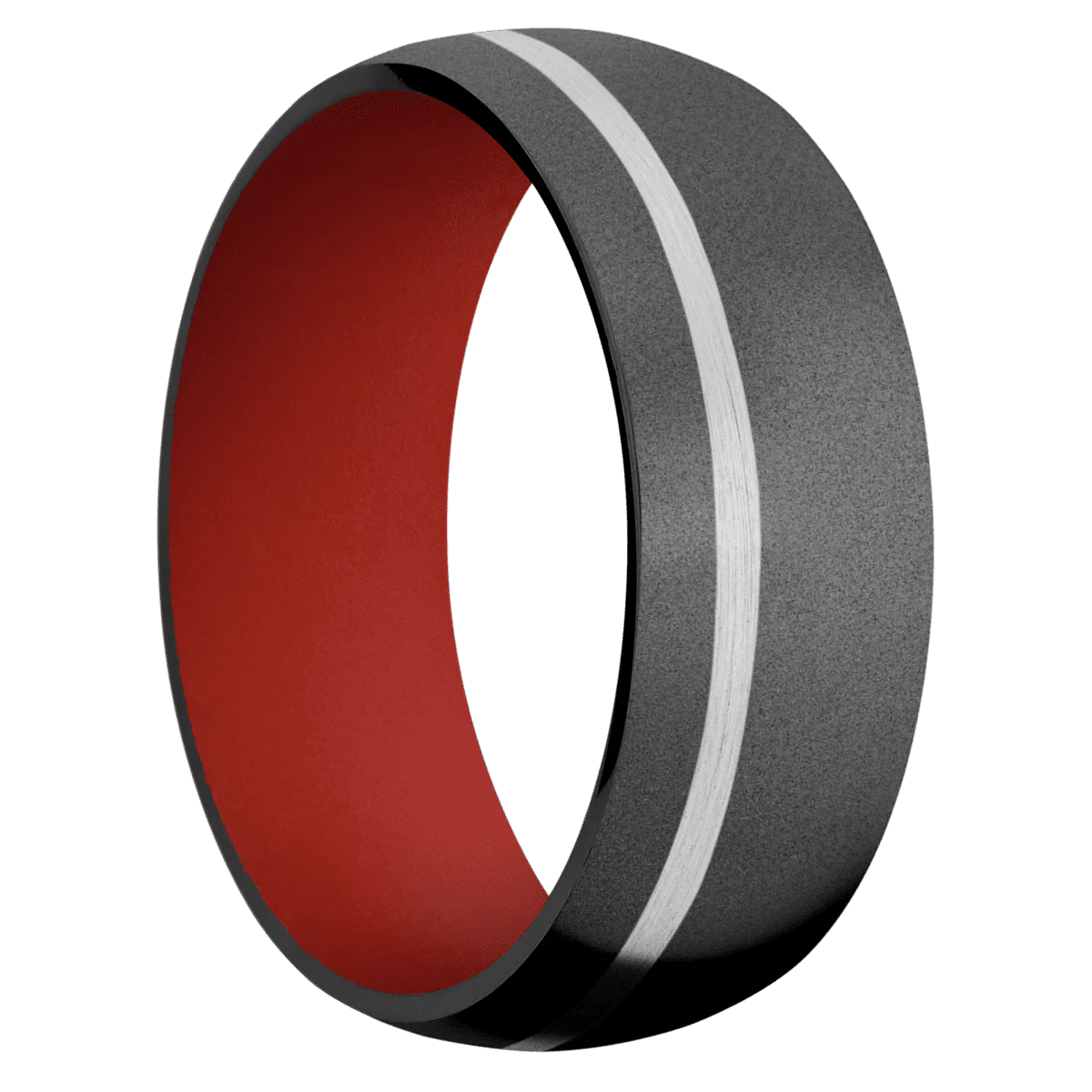 Zirconium + Bead , Bead Finish + Red Apple