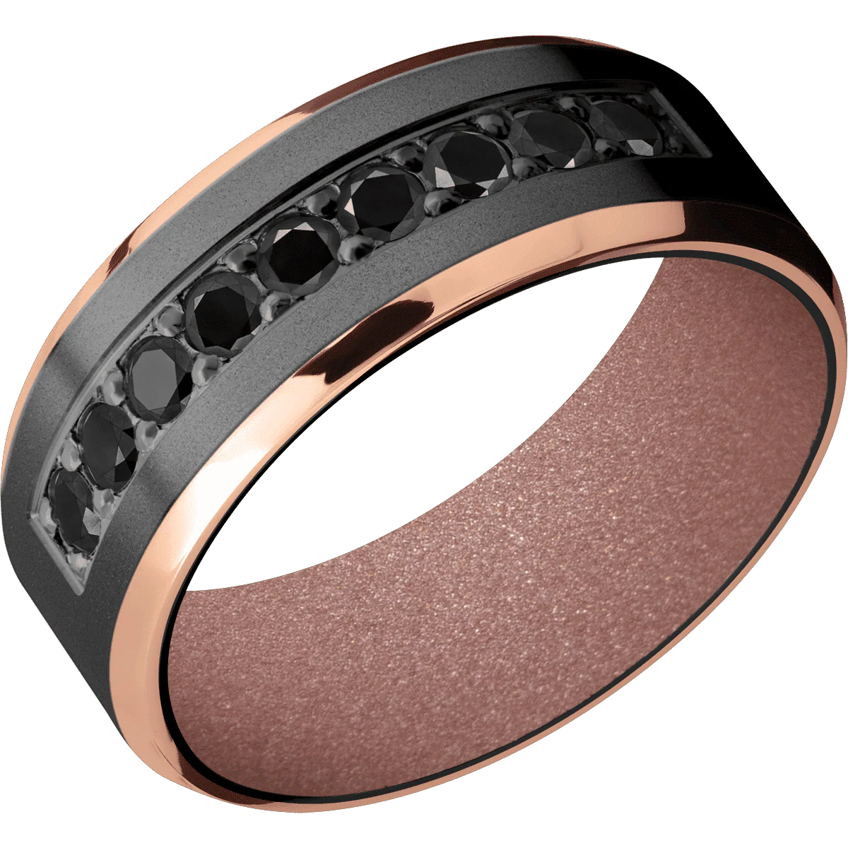 Zirconium + Bead , Bead Finish + Rose Gold - Image 2