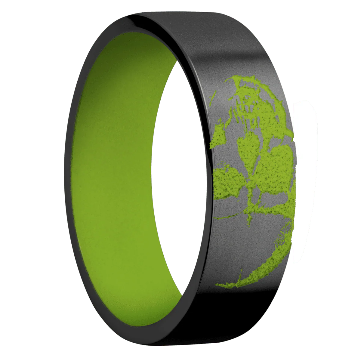 Zirconium + Bead Finish + Zombie Green