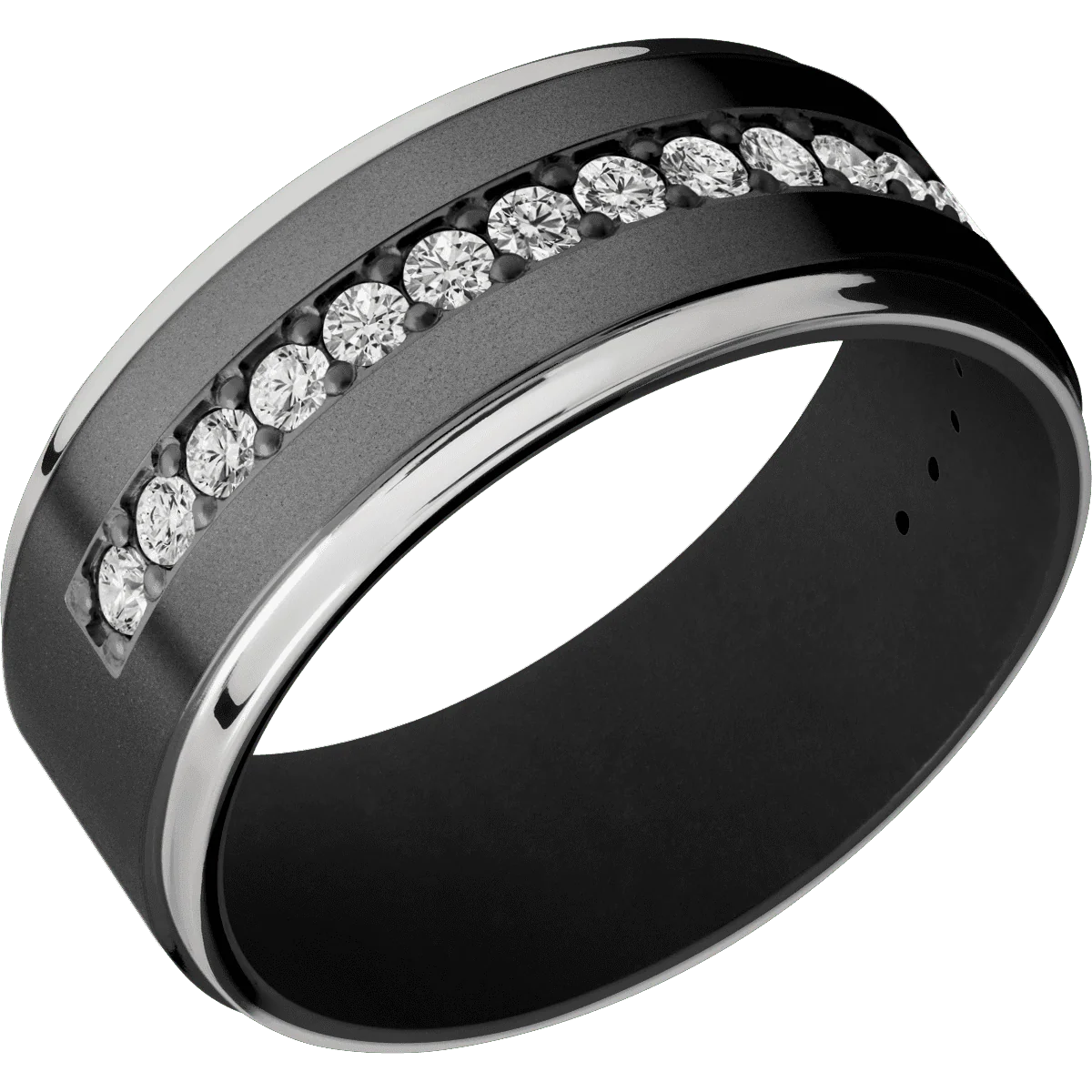 Zirconium + Bead , Polish Finish + Black - Image 2