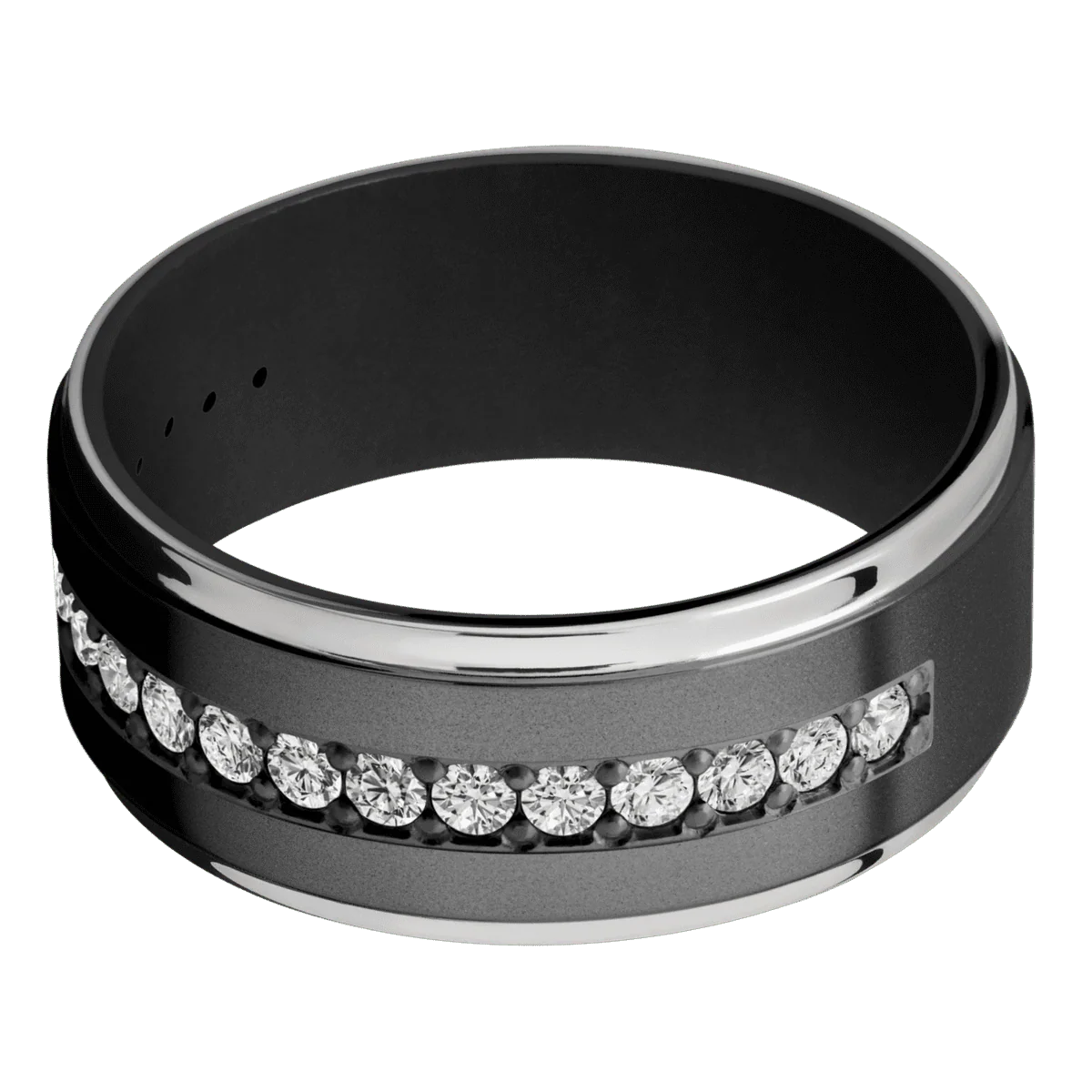 Zirconium + Bead , Polish Finish + Black - Image 3