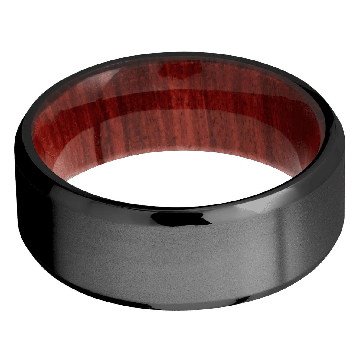 Zirconium + Bead , Polish Finish + Red Heart - Image 3