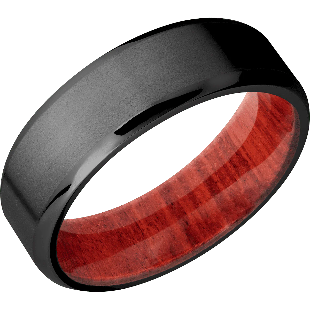 Zirconium + Bead , Polish Finish + Red Heart - Image 2