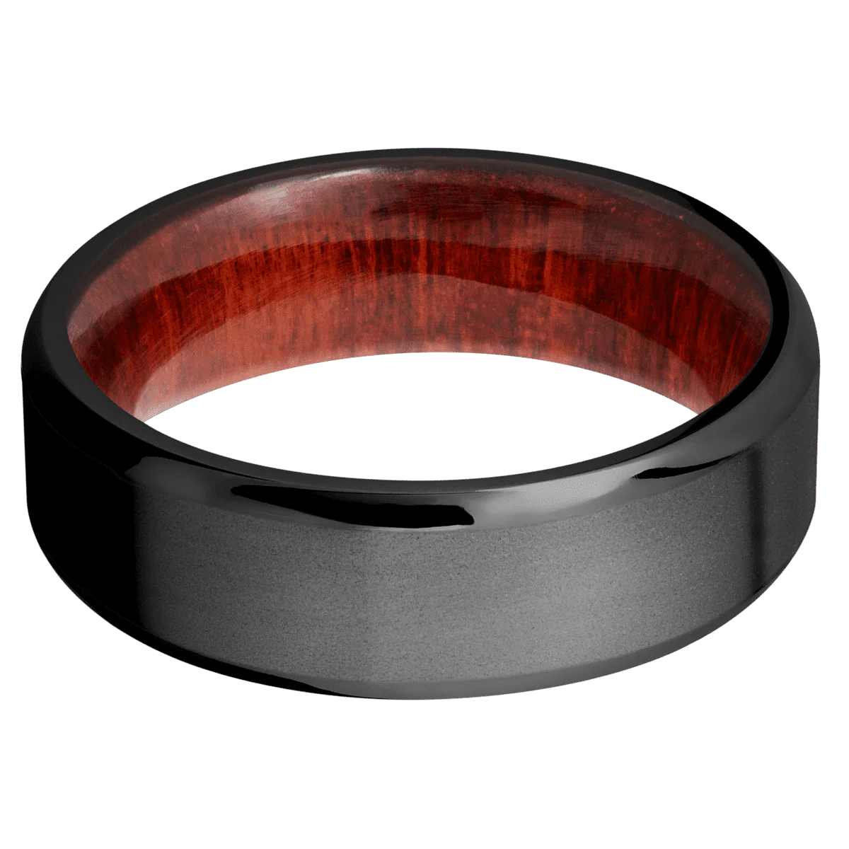 Zirconium + Bead , Polish Finish + Red Heart - Image 3