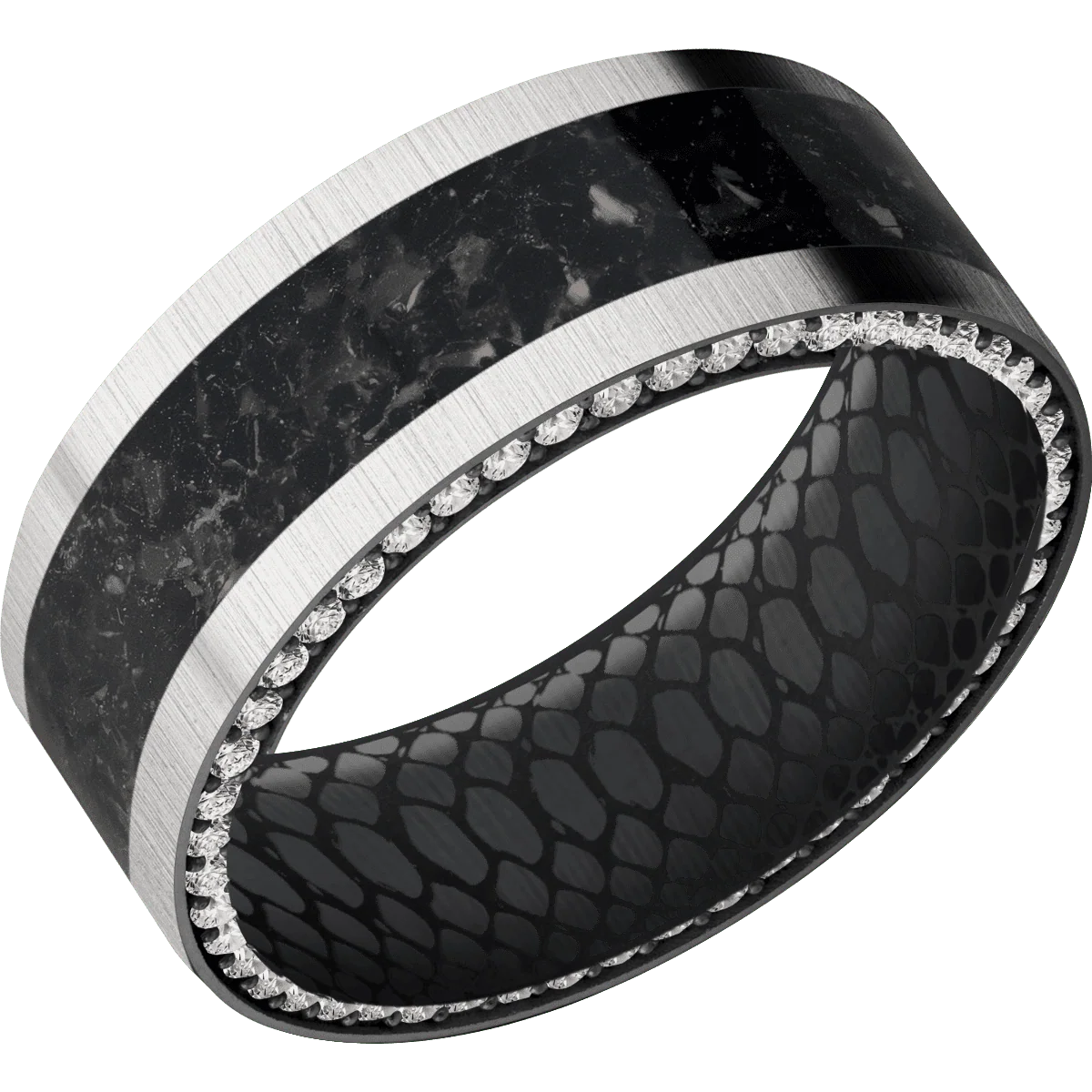 Zirconium + Crosssatinsilver Finish + Black - Image 2