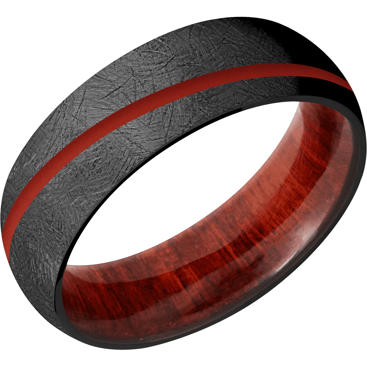 Zirconium + Distressed Finish + Red Heart - Image 2