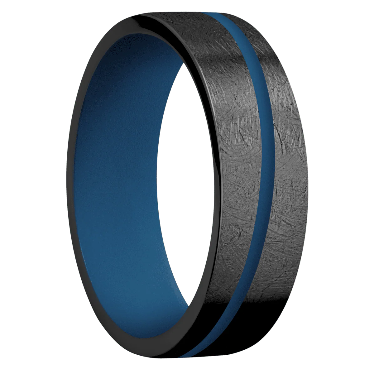 Zirconium + Distressed Finish + Ridgeway Blue