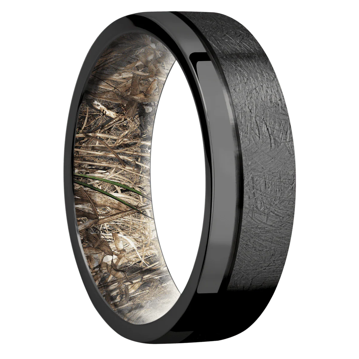 Zirconium + Distressed , Polish Finish + MossyOak Duck Blind