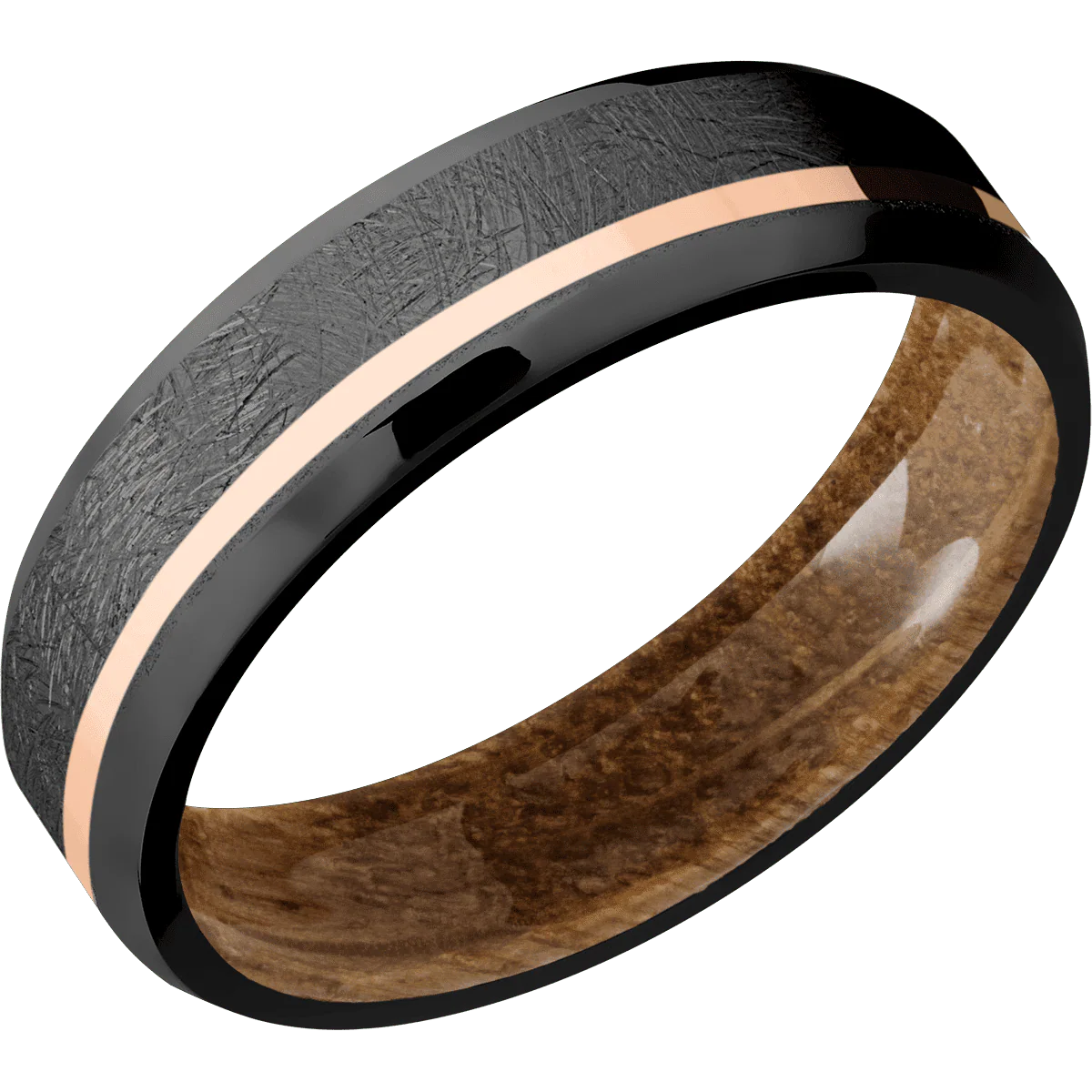 Zirconium + Distressed , Polish Finish + Whiskey Barrel - Image 2