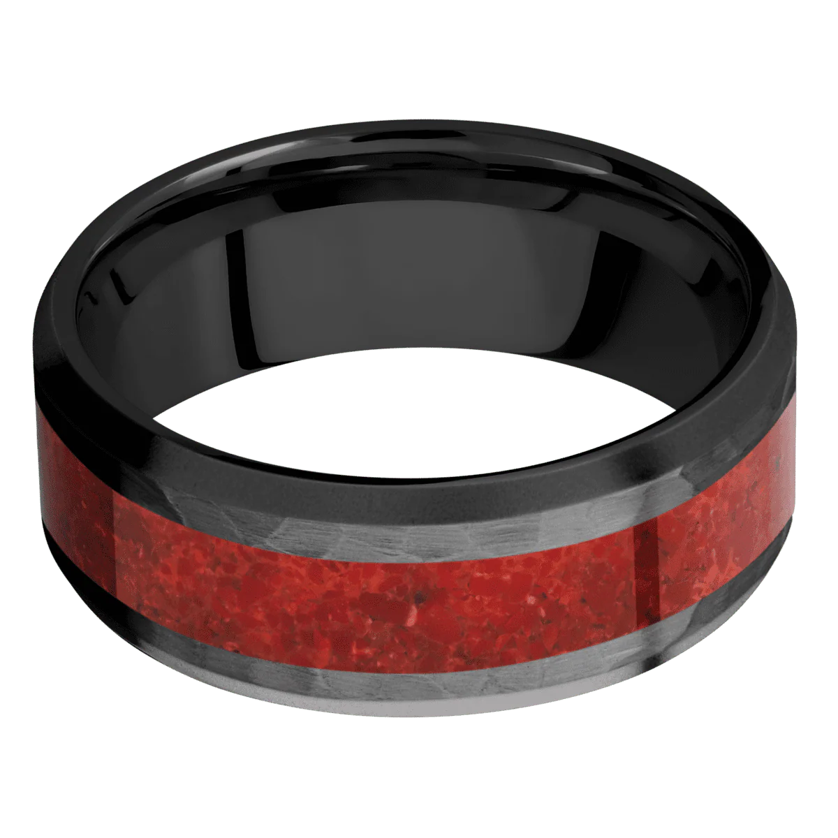 Zirconium + Hammer , Bead Finish - Image 3