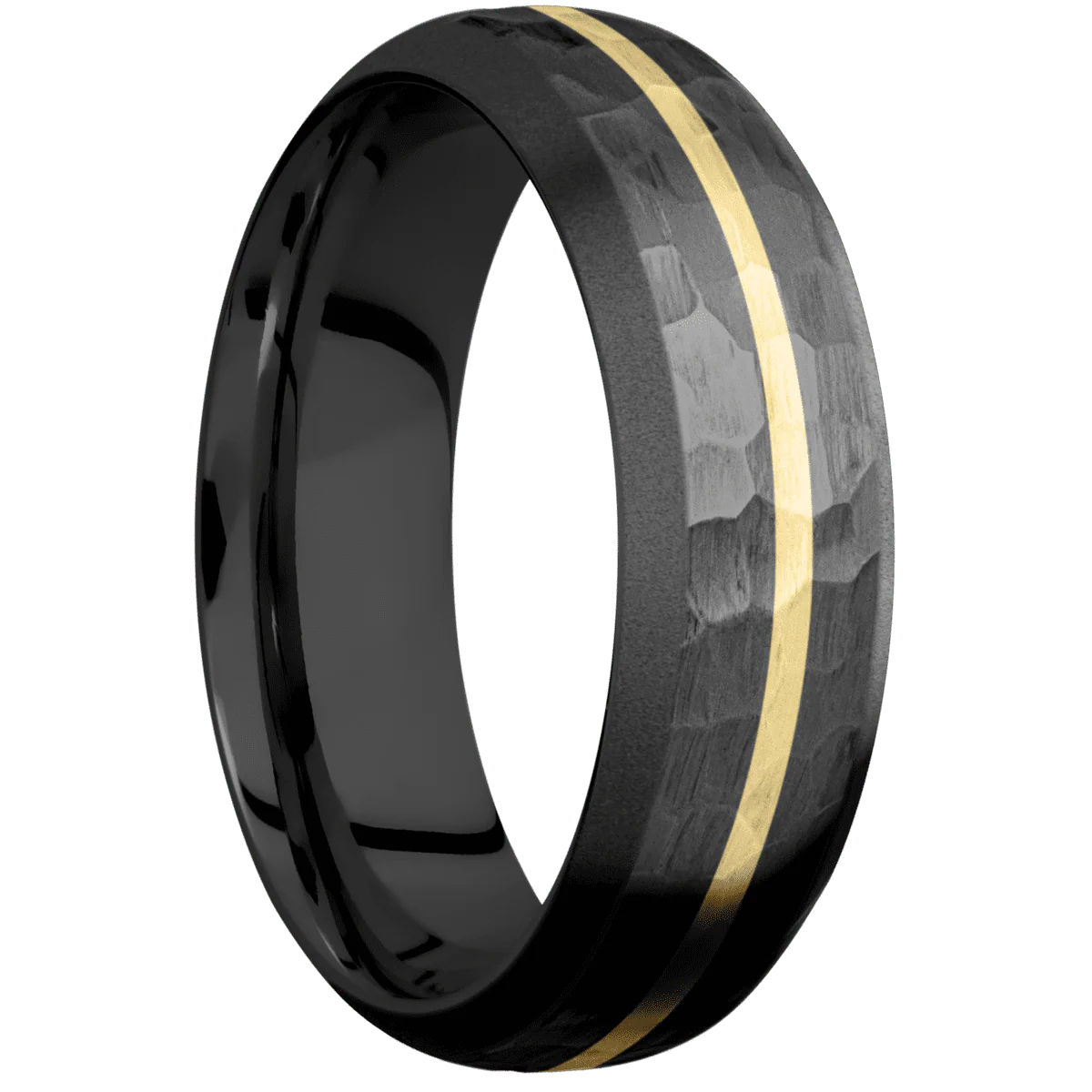 Zirconium + Hammer , Bead Finish