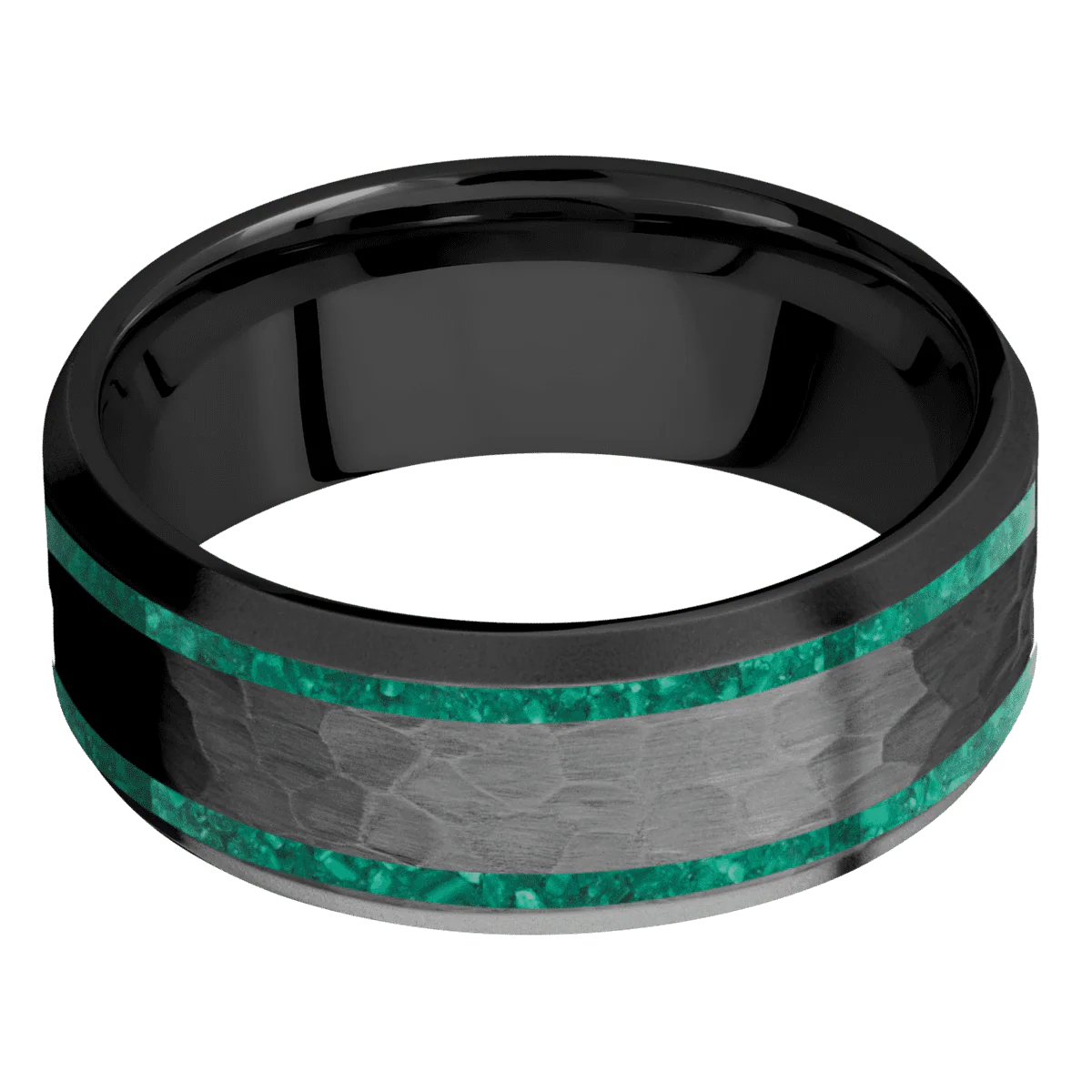 Zirconium + Hammer , Bead Finish - Image 3