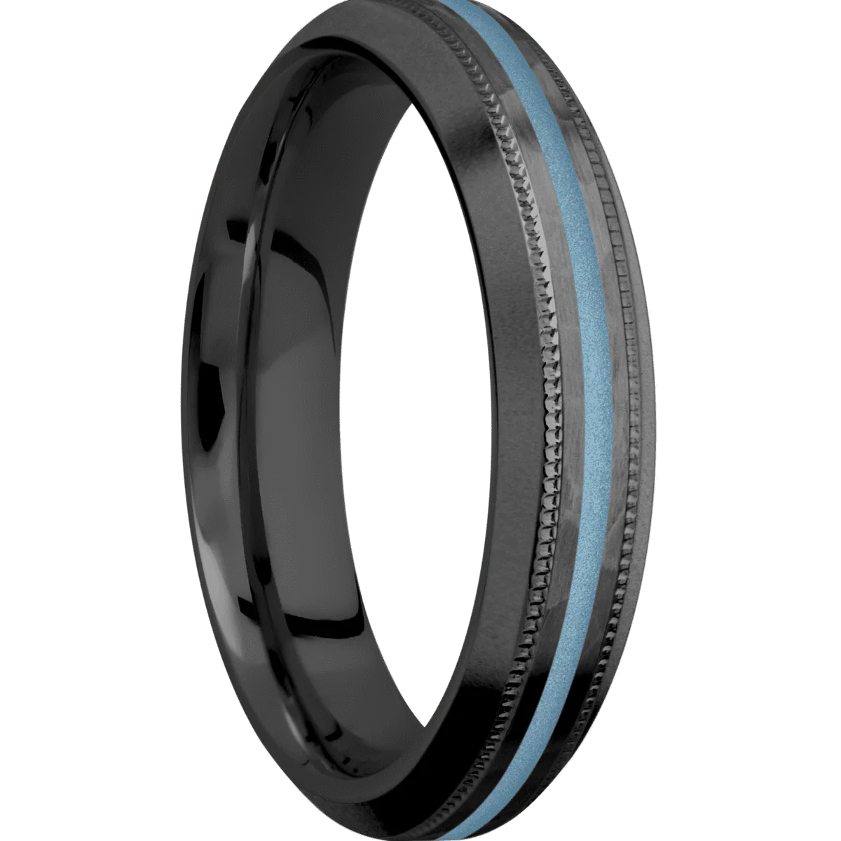 Zirconium + Hammer , Bead Finish