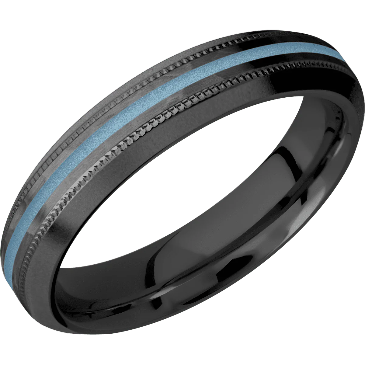 Zirconium + Hammer , Bead Finish - Image 2