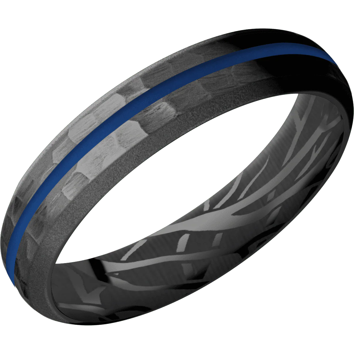 Zirconium + Hammer , Bead Finish - Image 2