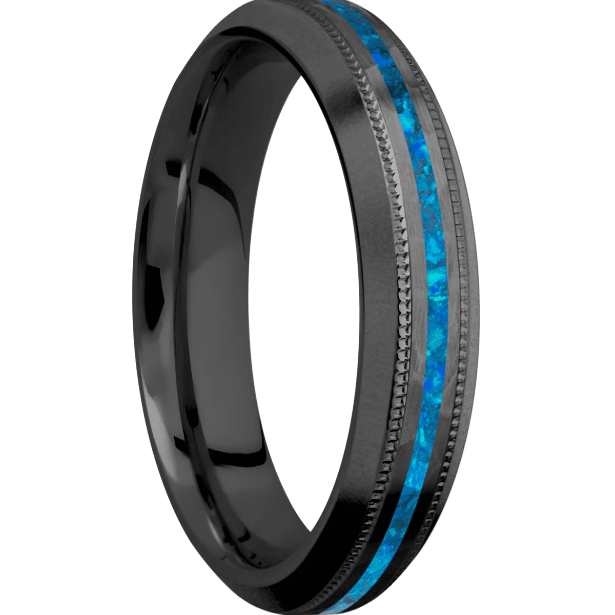 Zirconium + Hammer , Bead Finish