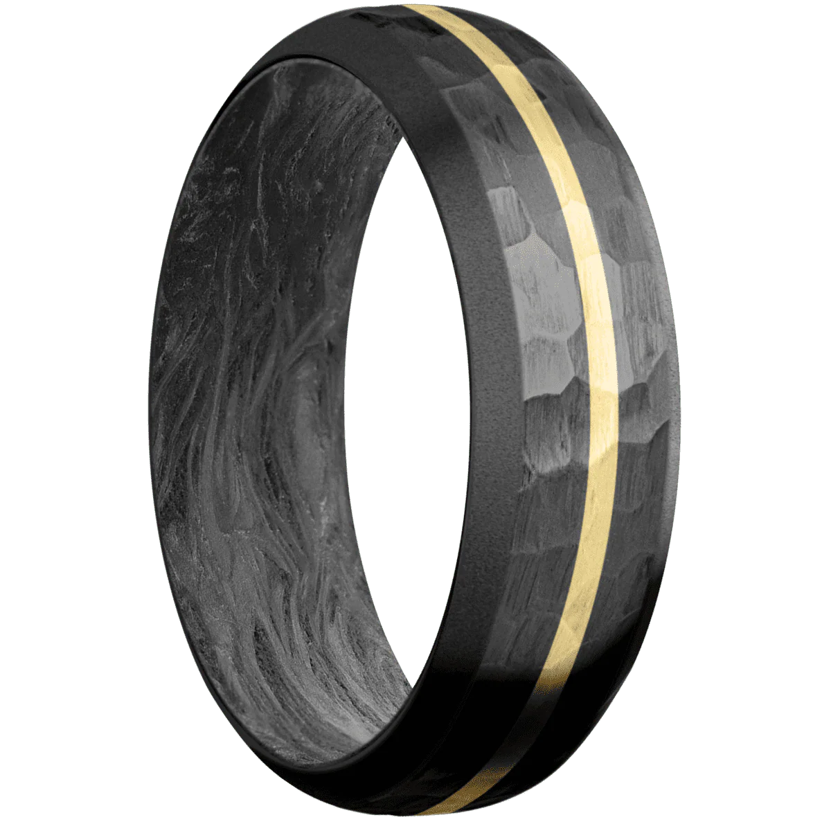 Zirconium + Hammer , Bead Finish + Forged Carbon Fiber