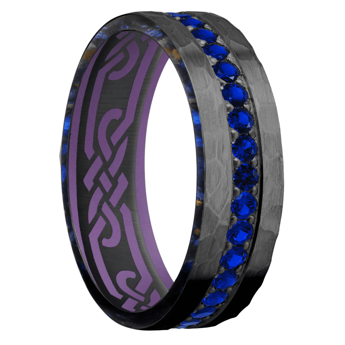 Zirconium + Hammer Finish + Wild Purple
