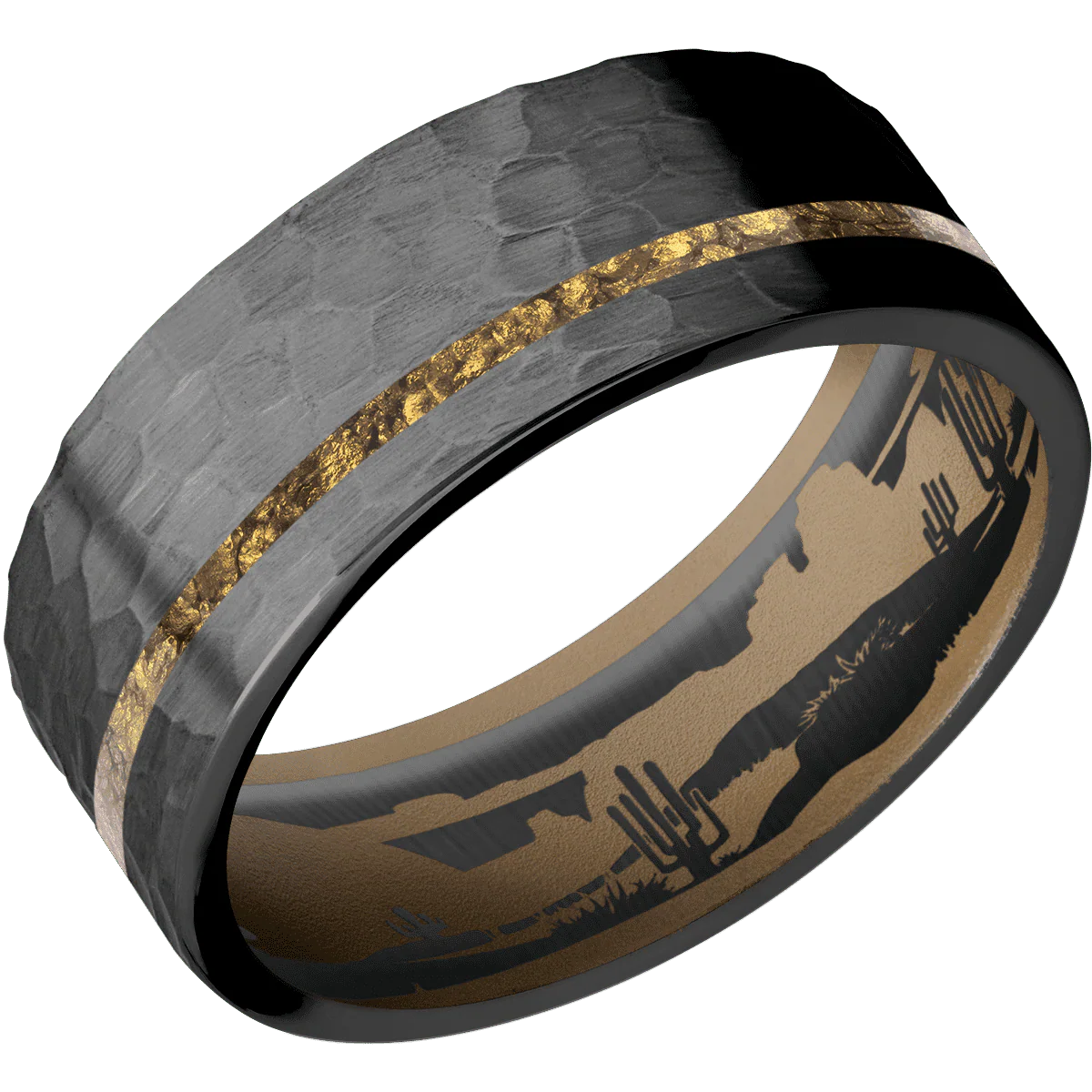 Zirconium + Hammer , Hammer Finish + Coyote Tan - Image 2