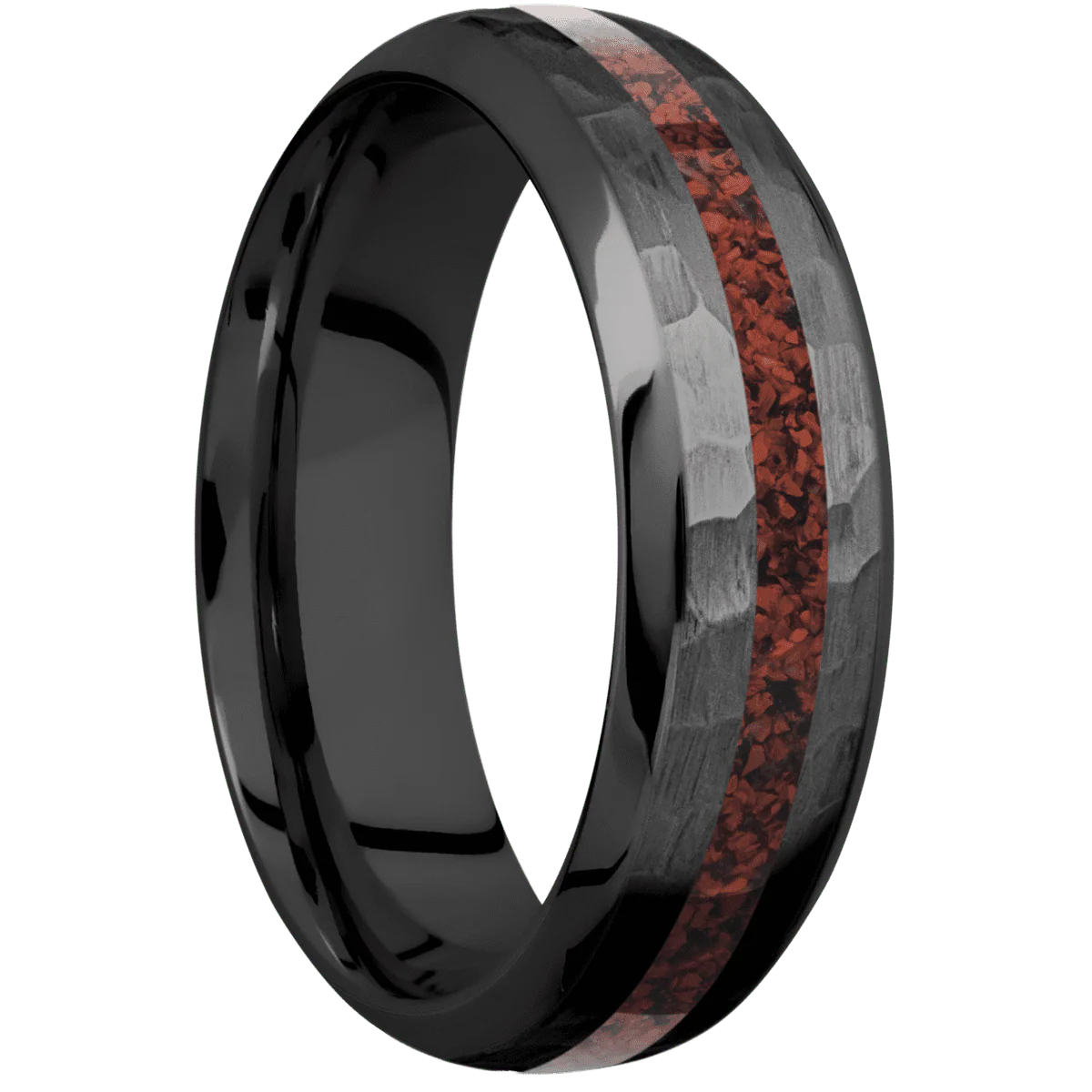 Zirconium + Hammer , Polish Finish
