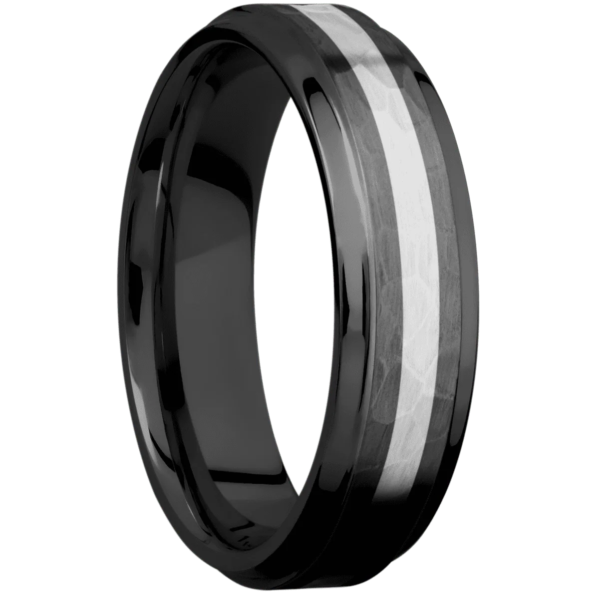 Zirconium + Hammer , Polish Finish
