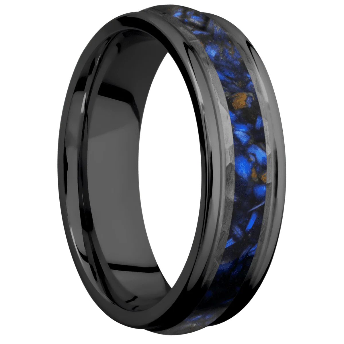 Zirconium + Hammer , Polish Finish