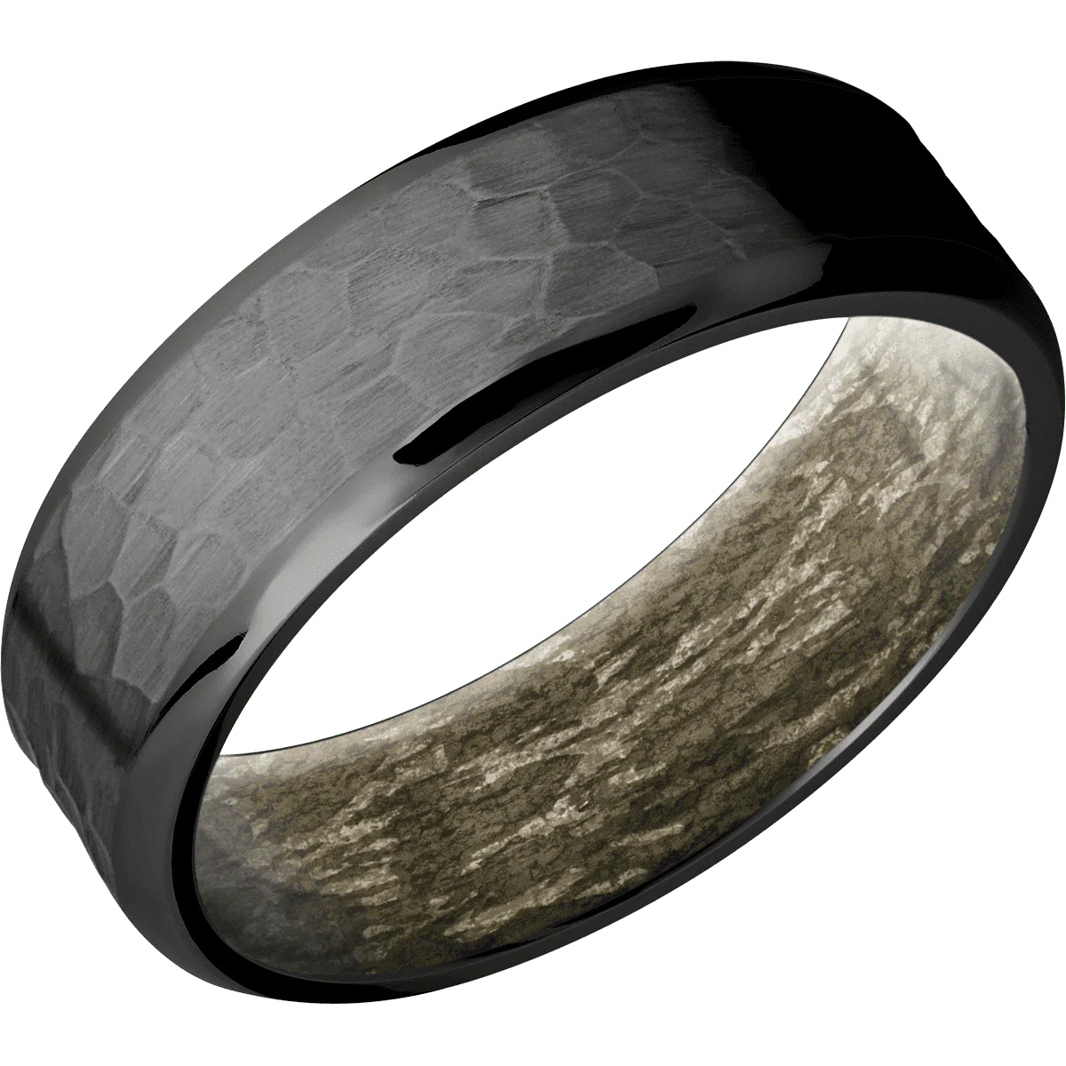 Zirconium + Hammer , Polish Finish + MossyOak Bottomland - Image 2