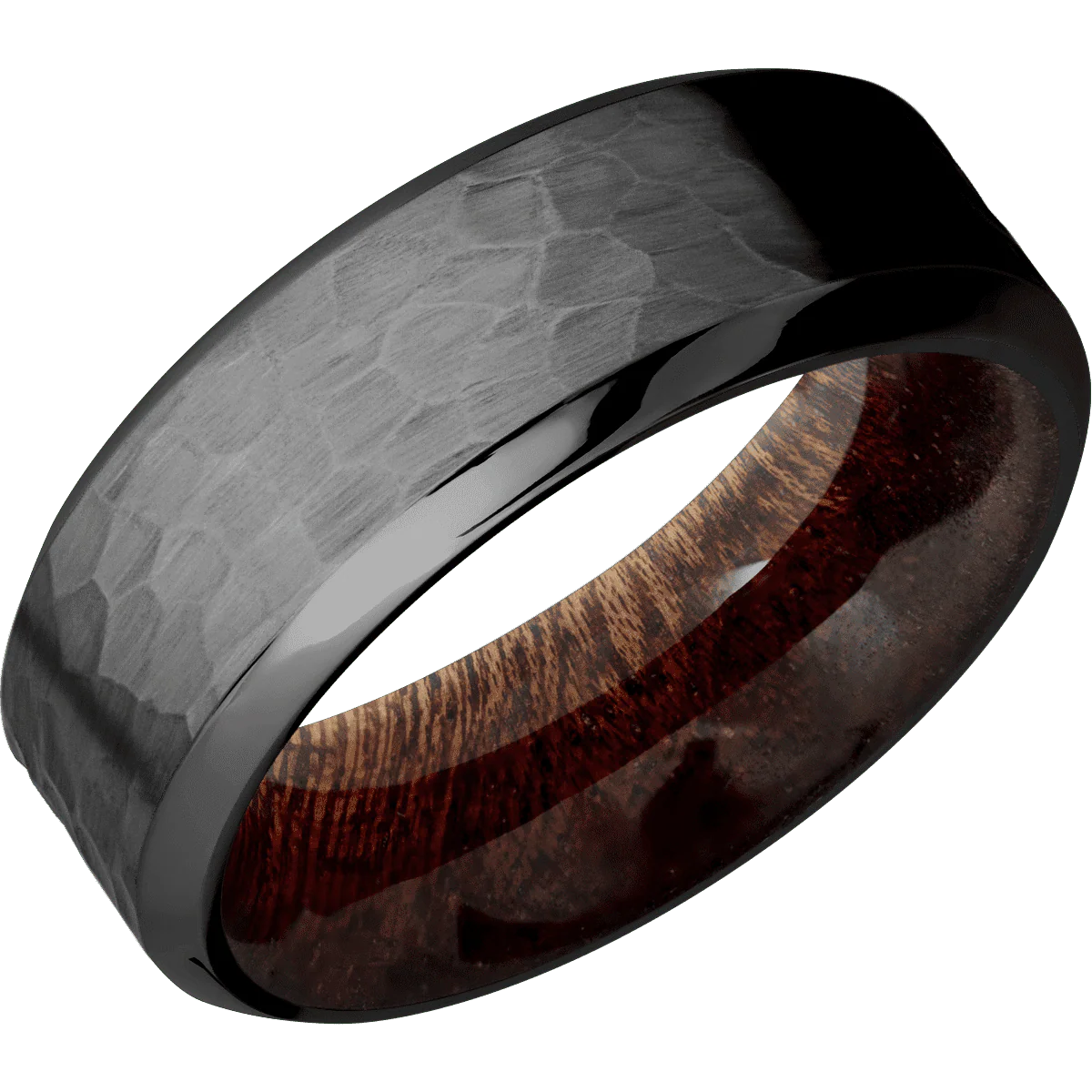 Zirconium + Hammer , Polish Finish + Sapele - Image 2