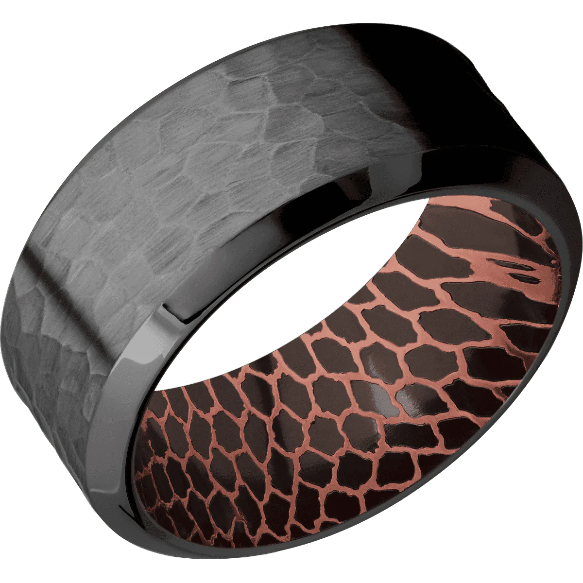 Zirconium + Hammer , Polish Finish + Superconductor Noir - Image 2
