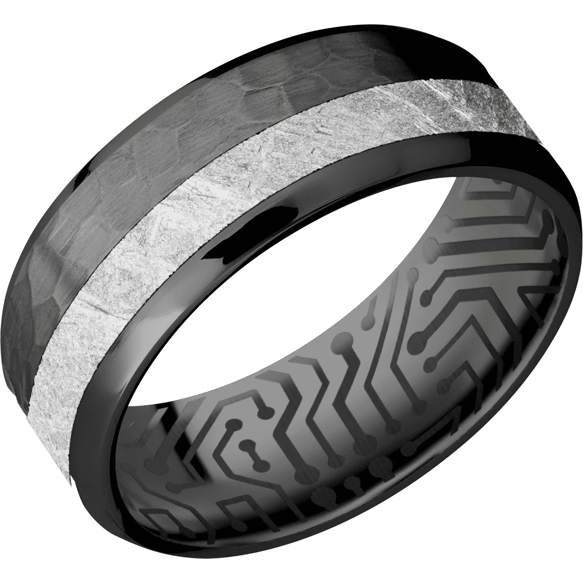 Zirconium + Hammer , Satin Finish - Image 2