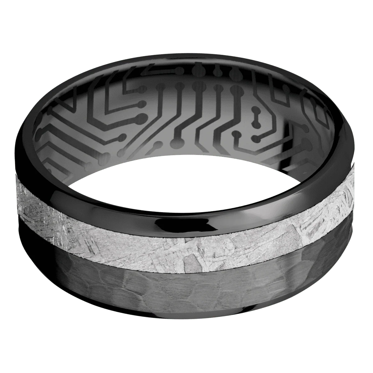 Zirconium + Hammer , Satin Finish - Image 3