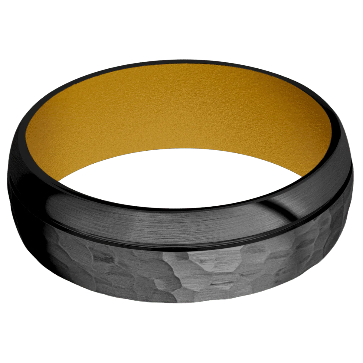 Zirconium + Hammer , Satin Finish + Metallic Yellow - Image 3