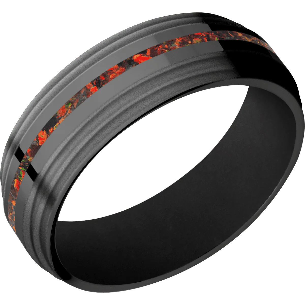 Zirconium + Polish , Bead Finish + Black - Image 2