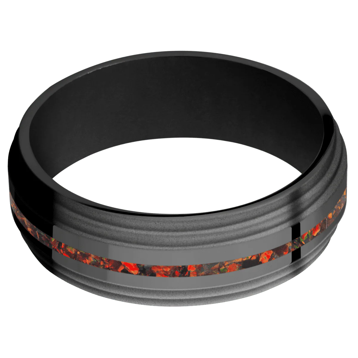 Zirconium + Polish , Bead Finish + Black - Image 3
