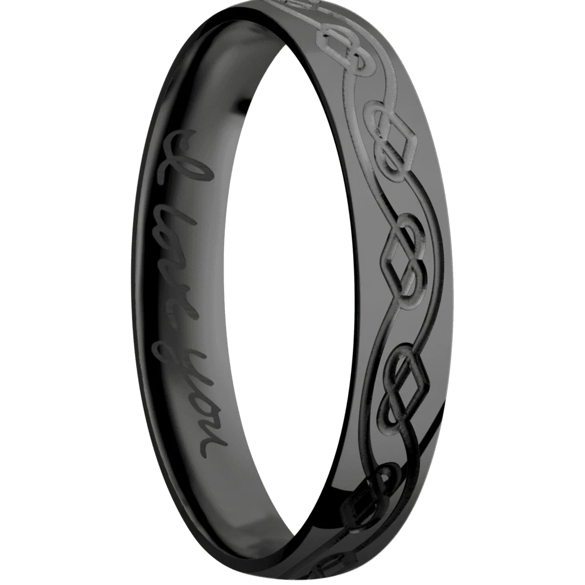 Zirconium + Polish Finish