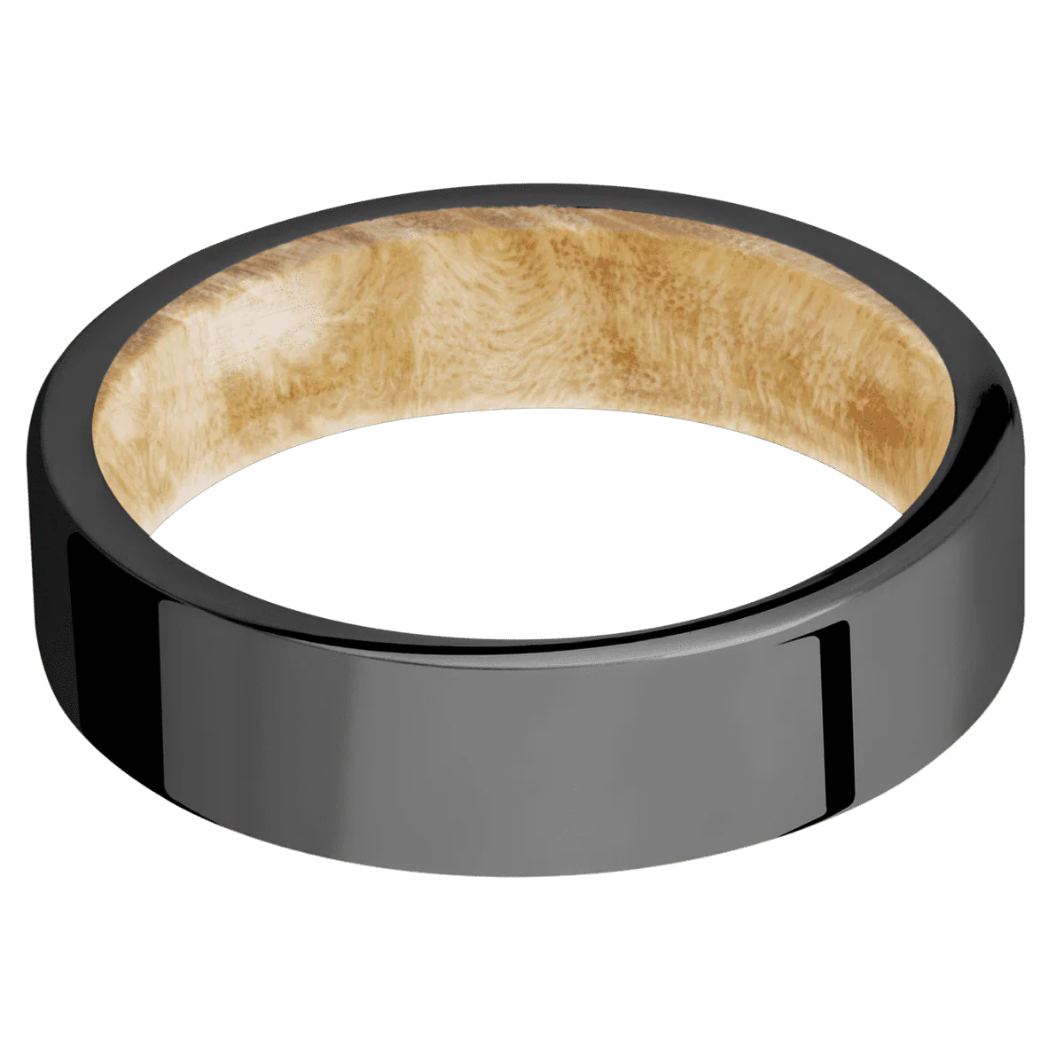 Zirconium + Polish Finish + Boxelder Burl - Image 3
