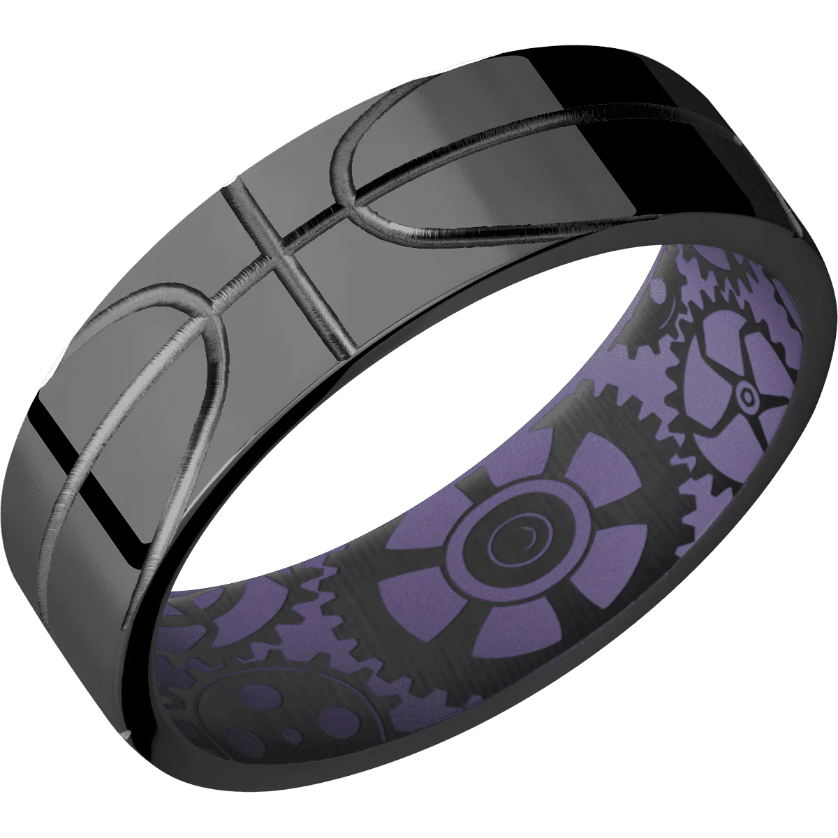 Zirconium + Polish Finish + Bright Purple - Image 2