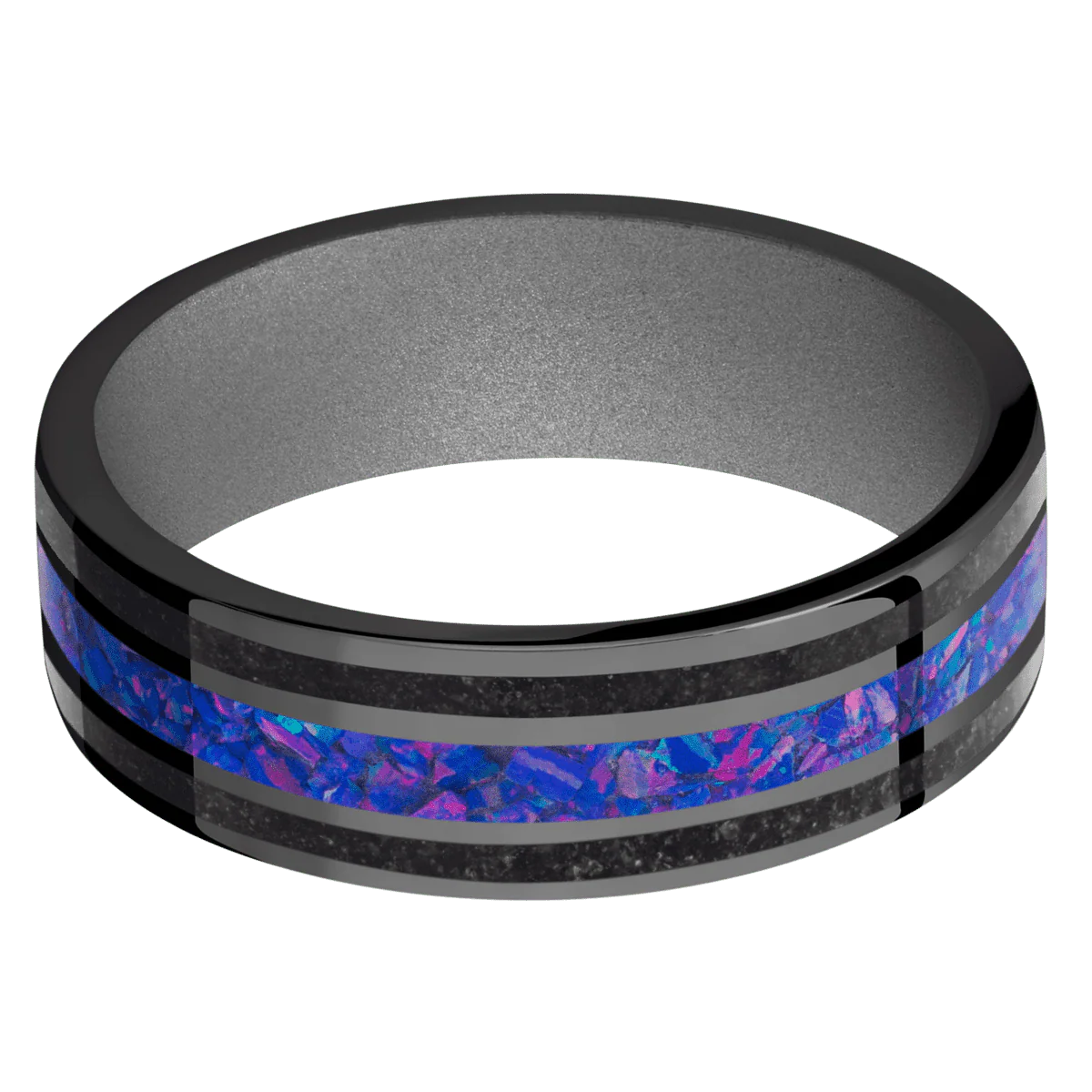 Zirconium + Polish Finish + Crushed Silver - Image 3