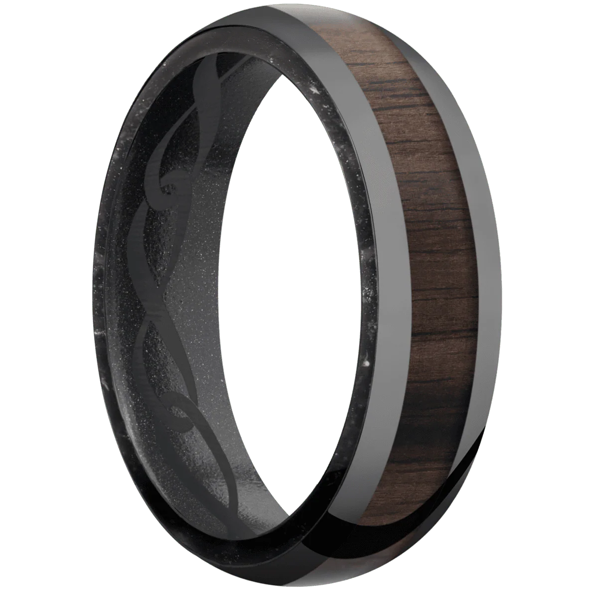 Zirconium + Polish Finish + Dark Grey