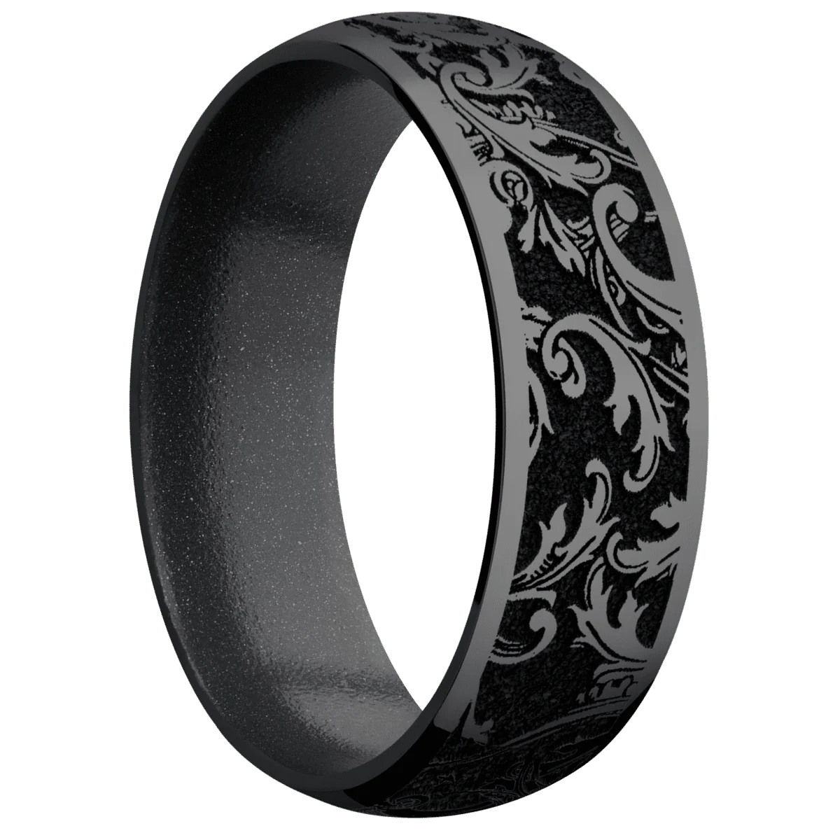 Zirconium + Polish Finish + Dark Grey