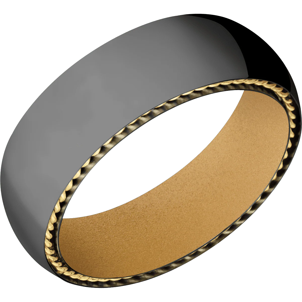 Zirconium + Polish Finish + Gold - Image 2