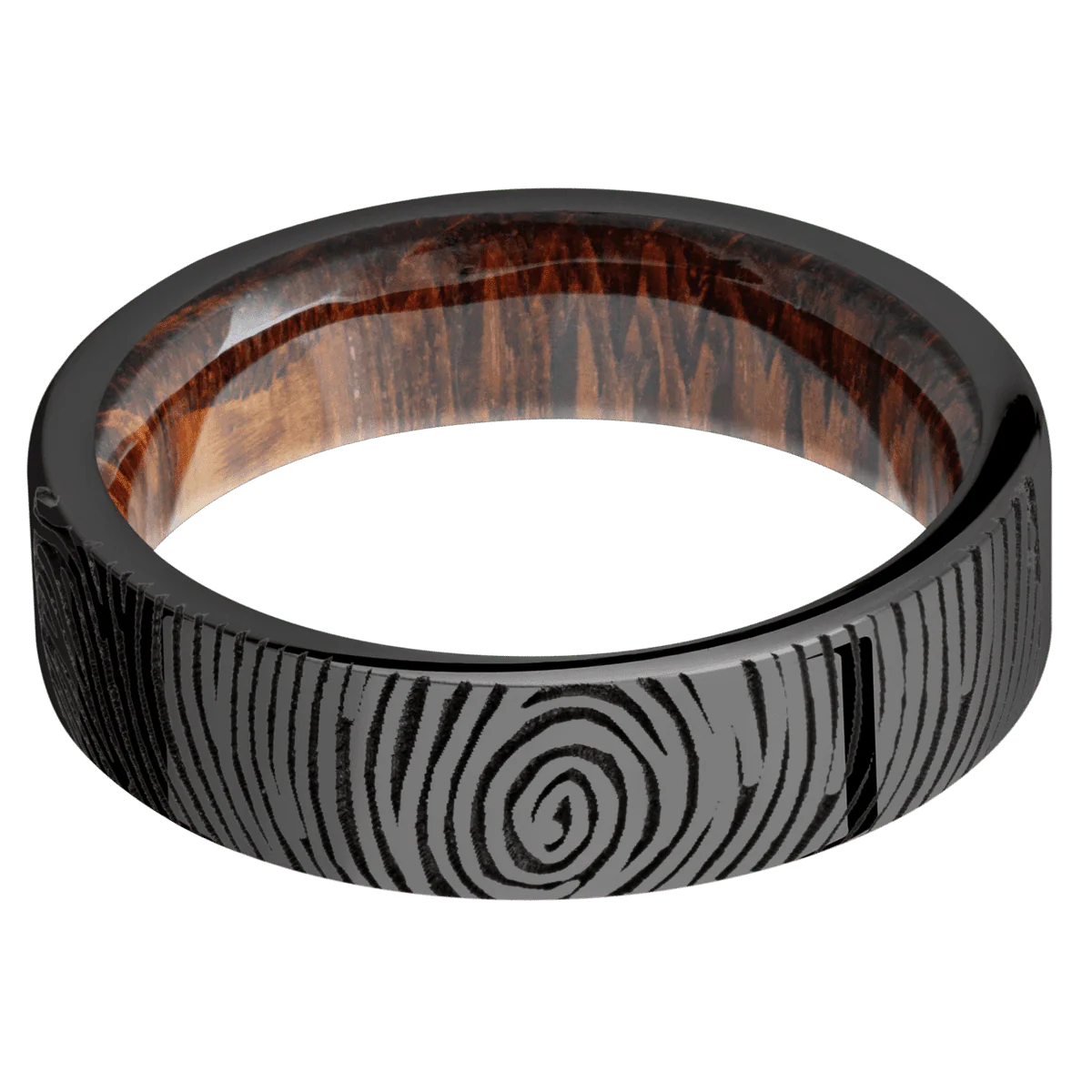 Zirconium + Polish Finish + Leopard Wood - Image 3