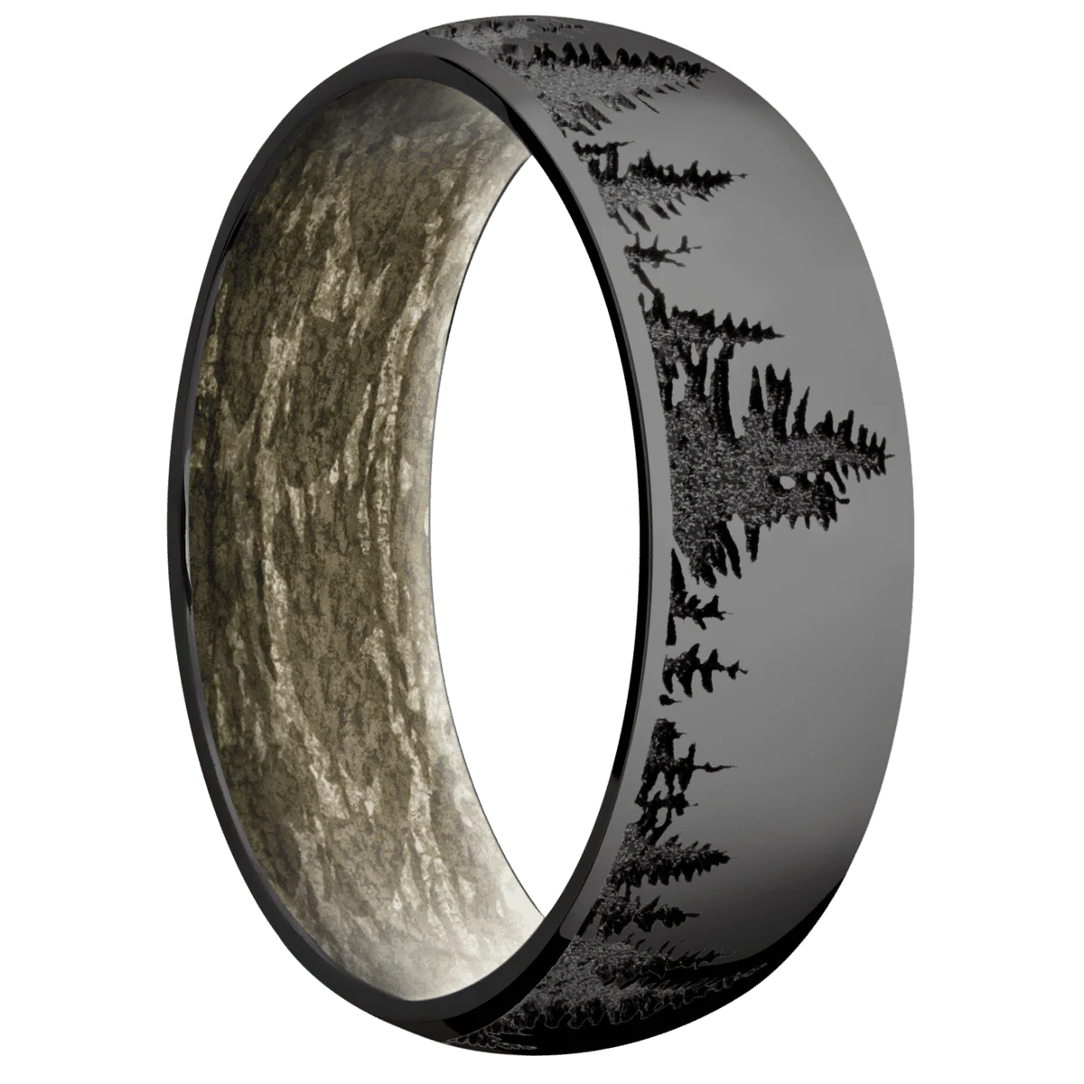 Zirconium + Polish Finish + MossyOak Bottomland