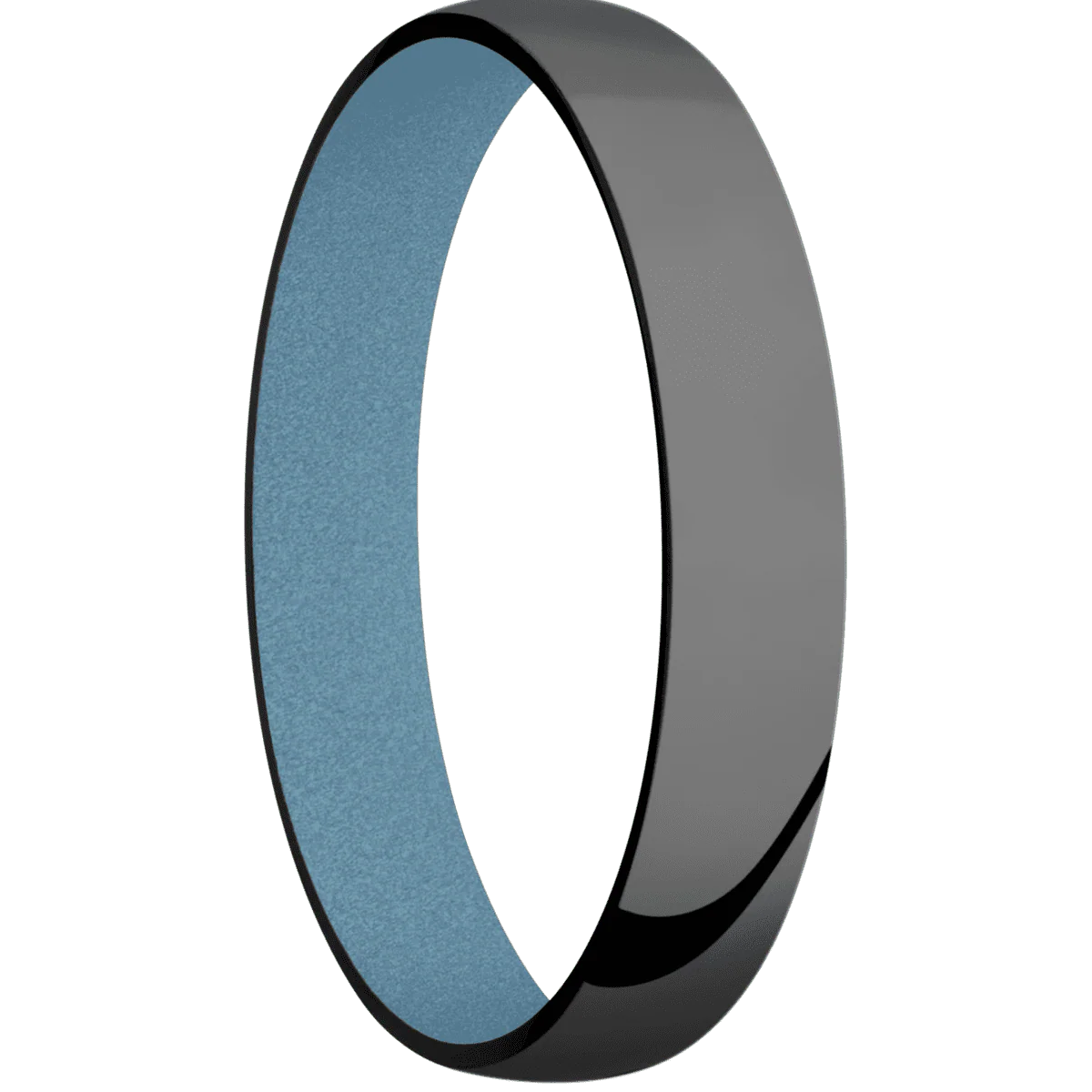 Zirconium + Polish Finish + Polar Blue